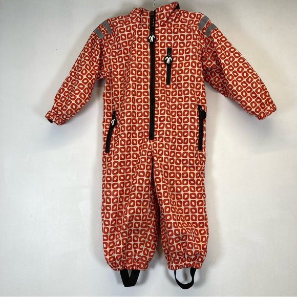 ducksday Other - Ducksday Reflective 1 Piece Rain suit  Snowasuit Orange 18-24 months